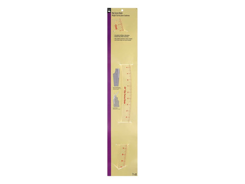 Dritz 24" Hip Pattern Drafting, Clear Curved Ruler Hip Curve Ruler