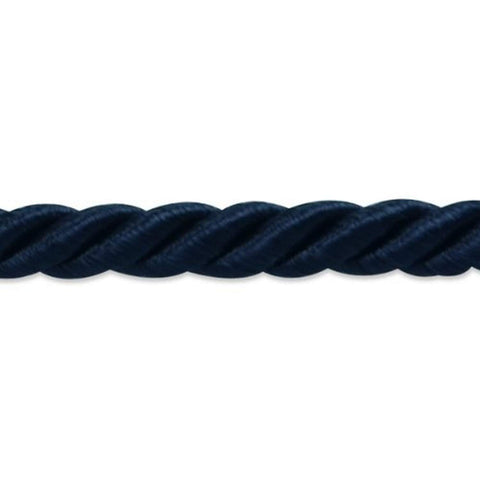 Expo International 20-Yard Charlotte Twisted Cord Trim Embellishment, 3/16-Inch, Navy Blue