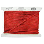 Expo International Charlotte 3/16-Inch Twisted Cord Trim, 20-Yard, Red