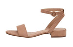 CUSHIONAIRE Women's Nila one band low block heel sandal +Wide Widths Available 8.5 Wide Taupe