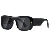 kimorn Sunglasses for Women Men Trendy Retro Fashion Sun Glasses 90’s Vintage Y2K Oversize Square Frame Shades K1337 Black Yellow