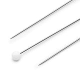 Dritz Extra-Fine Glass Head Pins, 1-3/8-Inch (250-Count),White 250