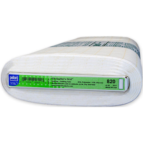 Pellon Qlters1Grid100% Polyester44 Qlters1Grid100PercentPolyester44, 1 Pack, White
