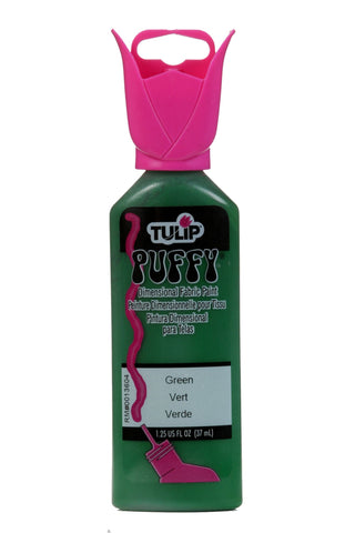 Tulip Dimensional Fabric Paint 1-1/4 Ounces-Puffy-Green