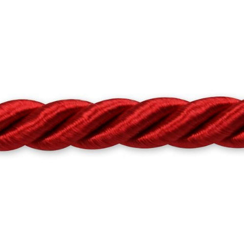 Expo International Rebekah 1/4" Twisted Cord Trim | Red| (20 Yard Cut)
