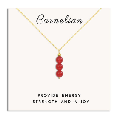 Carnelian necklace red necklace july birthstone necklace as spiritual gifts crystal pendant necklace as healing gifts gemstone necklaces spiritual jewelry for girls red carnelian