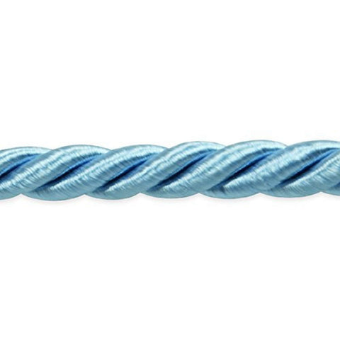 Expo International Charlotte Twisted Cord Trim, 20 yd/3/16, Blue