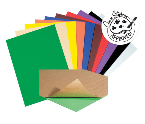 Creativity Street WonderFoam Peel & Stick Sheets, 9-inches x 12-inches, Colors May Vary, 20 Sheets (AC4309)