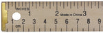 Dritz Wood Metal Tips Yardstick Ruler, 1/4 x 36-Inch, Natural Wooden with Metal Tip