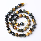 32PCS 12MM AAA Dreamlike Tiger Eye Stone Beads Natural Gemstone Bead Crystal Healing Energy Jewelry Making DIY 15 inches