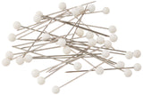 Dritz 111 Color Ball Pins, Long, 1-1/2-Inch (250-Count),White 250-Count