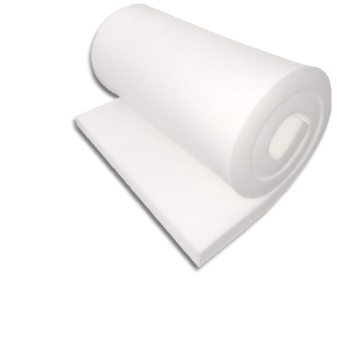FoamTouch Upholstery Foam Cushion, 3'' L x 30'' W x 72'' H, High Density, White, 1 Count (Pack of 1) 3x30x72