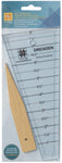 Wright Products EZ Quilting 882700 Easy Dresden Quilt Tool Set, 10 x 3.5 x 0.13, Clear