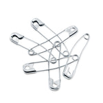 Dritz 3013 Curved Basting Safety Pins, Size 3 (40-Count), Nickel