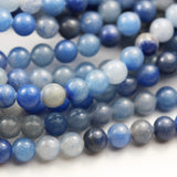 Crystal Beads for Jewelry Making Jewelry Energy Healing Crystals Jewelry Chakra Crystal Jewerly Beading Supplies Blue Aventurine 8mm 15.5inch About 46-48 Beads