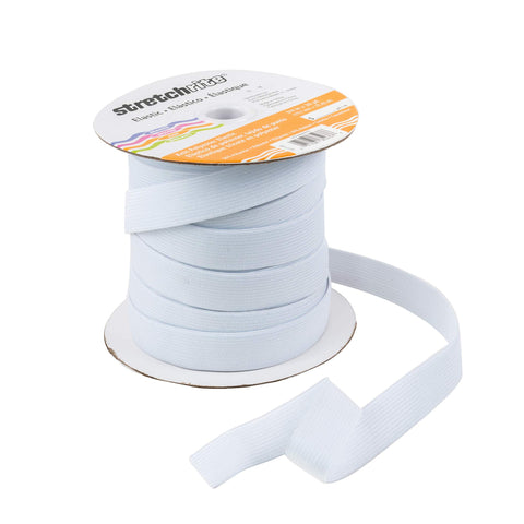 Stretchrite Knit Polyester Elastic Spool, 3/4-Inch by 30-Yards, White 3/4-Inch by 30-Yard