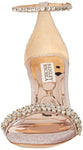Badgley Mischka Women's Harriet Heeled Sandal 8 Rose Gold