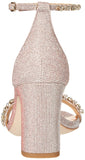 Badgley Mischka Women's Harriet Heeled Sandal 8 Rose Gold