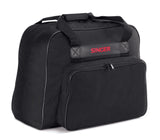 SINGER | Machine Carrying Case, Black, Spacious Case Fits Most Standard Sewing Machines and Sergers, Fully-Padded Interior, Durable Canvas Exterior, Easy Zip, Large Front Pocket, Easy Transport
