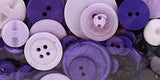 Buttons Galore and More Basics & Bonanza Collection – Extensive Selection of Novelty Round Buttons for DIY Crafts, Scrapbooking, Sewing, Cardmaking, and other Art & Creative Projects 8.0 oz Purple Passion
