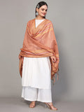 Satrani Women's Woven Design Chanderi Dupatta