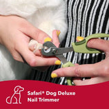 Coastal Pet Safari Dog Deluxe Nail Trimmer - Large Finger Hole and Easy Grip - Stainless Steel Pet Nail Clippers - One Size
