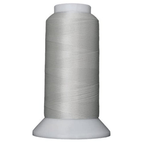 Superior Threads Bottom Line 2-Ply 60-Weight Polyester Embroidery Quilting Sewing Thread - 3,000 Yard Cone (#623 Silver)