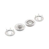 Dritz Snap 2 Open Ring Sides Size 16 Nickel Includes Snaps & Tool Fasteners, 7/16", 60 Sets Open-Ring