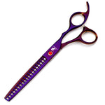 Freelander 7.0" Dog Chunker Shear Professional Pet Grooming Thinning Scissors for Dog Groomer Purple