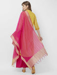 TRENDLOOK Women's Solid Cotton Silk Dupatta
