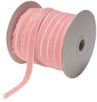 May Arts 3/8-Inch Wide Ribbon, Pink Velvet