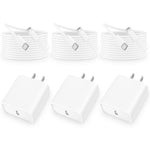 [Apple MFi Certified] iPhone 14 Fast Charger, Redpark 2 Pack 20W PD USB C Power Rapid Wall Charger with 6FT Type C to Lightning Quick Charging Sync Cord for iPhone 14 13 12 11 Pro/XS/X/SE/iPad/AirPods 2 Pack White