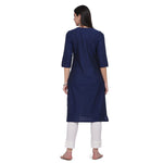 Rangavali Pure Cotton Straight Kurta and Pant/Palazzo Set | 2 Pcs Kurta Set | Readymade Outfit Cotton Kurti for Women | Kurta for Ladies