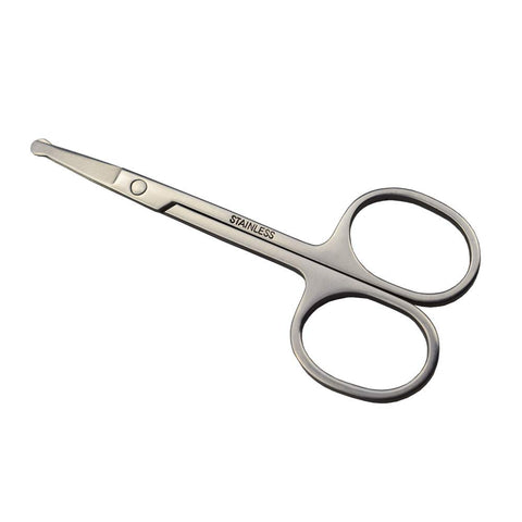 Motanar 3.5-Inch Stainless Steel Dog Pet Round-Tip Home Grooming Scissors for Nose Hair,Ear Hair,Face Hair,Paw Hair
