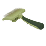 Coastal Pet Safari Dog Self-Cleaning Slicker Brush - Dog Deshedding Brush - Prevents Mats and Tangled Hair - For Dogs with Short or Long Hair - Small - 7" x 3.6"