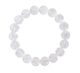 Adabele Natural Gemstone Bracelet 7.5 inch Stretchy Chakra Gems Stones 8mm (0.31") Beads Healing Crystal Quartz Women Men Girls Gifts (Unisex) Grade A Clear Crystal 7.5 Inches