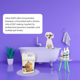 Lillian Ruff High Concentrate Professional Grooming Shampoo for Dogs with Hydrating Essential Oils – 30:1 Concentration for Bathing System - Clean, & Deodorize Dry, Sensitive Skin (Gallon/Pump) Gallon With Pump