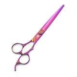 7 inch Professional Japanese 440C Dog Chunker Shears Pet Grooming Thinning Scissors with Adjustment Screw A-Cutting-7.0