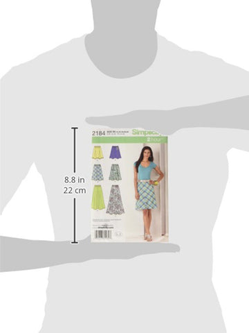 Simplicity Sewing Pattern 2184: Misses' Skirts, Size R5 (14-16-18-20-22)