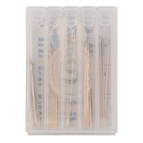 SINGER 07370 Hand Sewing Needles in Compact with Needle Threader, Assorted Sizes, 30-Count
