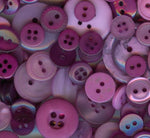 Buttons Galore and More Basics & Bonanza Collection – Extensive Selection of Novelty Round Buttons for DIY Crafts, Scrapbooking, Sewing, Cardmaking, and other Art & Creative Projects 8.0 oz Purple Passion