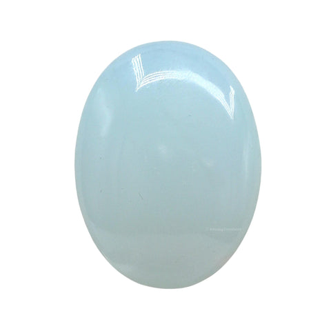 Opalite Palm Stone - Hot Massage Worry Stone for Natural Body Chakra Balancing, Reiki Healing and Crystal Grid Opalite