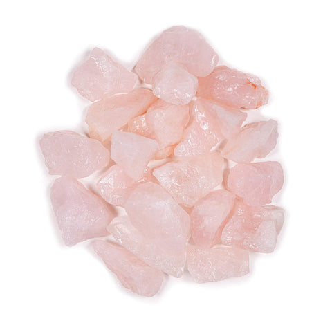 Crystal Allies 3 Pound Bulk Rough Rose Quartz Reiki Crystal Healing Stones Large 1" 3 LB