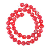 Natural Stone Beads 8mm Watermelon Gemstone Round Loose Beads Crystal Energy Stone Healing Power for Jewelry Making DIY,1 Strand 15" Watermelon Stone