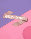 xo, Fetti Rose Gold Glitter Bachelorette Party Sash - Bride To Be | Bachelorette Party Decorations, Bridal Shower, Bride Gift