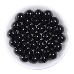 Natural Stone Beads 8mm Black Onyx Agate Gemstone Round Loose Beads Crystal Energy Stone Healing Power for Jewelry Making DIY,1 Strand 15"