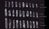 Clear Quartz Crystal Points Natural Healing Crystals Tumbled Polished Bulk Stones for Meditation Yoga Chakra Reiki Balancing Crystal Therapy Gemstones Crystals 0.39"-1.18” A-clear Quartz(0.39"-1.18”)