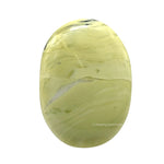 Serpentine Palm Stone - Pocket Massage Worry Stone for Natural Body Chakra Balancing, Reiki Healing and Crystal Grid Serpentine