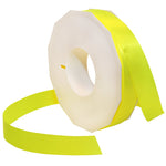 Morex Ribbon Neon Brights Satin, 7/8-inch by 50-Yard, Neon Yellow 7/8" x 50 Yd