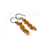 Natural Citrine Chips Crystal Earring, Yoga Jewelry, Meditation Earring, Crystals Earring, Raw Gemstone, Energy Healing Crystals, Birthday, Gift for Her, Gemstone Jewelry AA+ Quality (Citrine)
